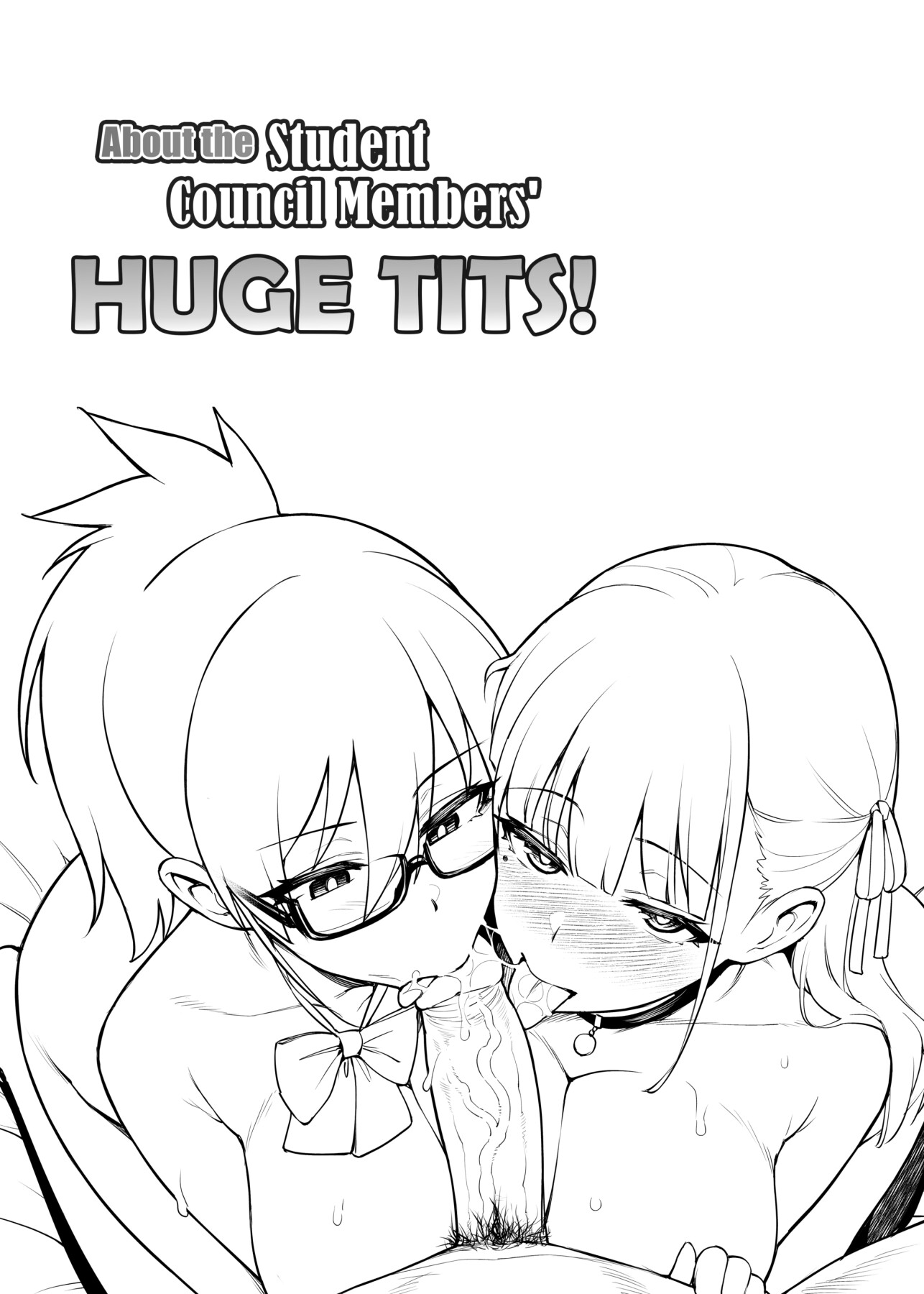 Hentai Manga Comic-About the Student Council Members' Huge Tits!-Read-3